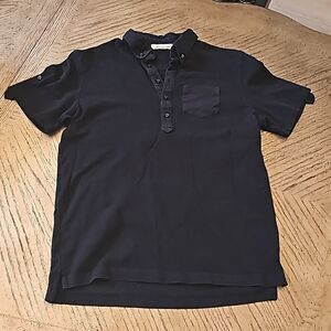 Black polo shirt size L heritage 1981